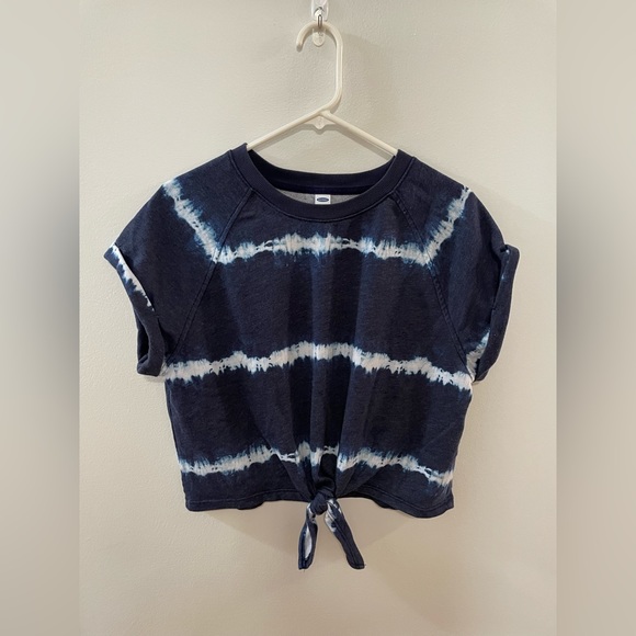 MD Old Navy Navy Blue Tie-Die Shirt - Picture 1 of 3
